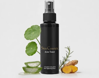 Tonico anti-acne per pelli grasse / Tonico viso purificante e riequilibrante per i pori