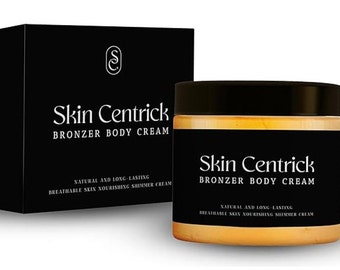 Skin Centrick 5.3 oz Body Bronzer Shimmer - Suitable for All Skin Types | Illuminating Body Bronze Glow for Face and Body