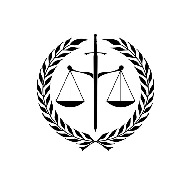 Scale of Justice Svg Vector Transparent Symbols of Justice and Law Logo ...
