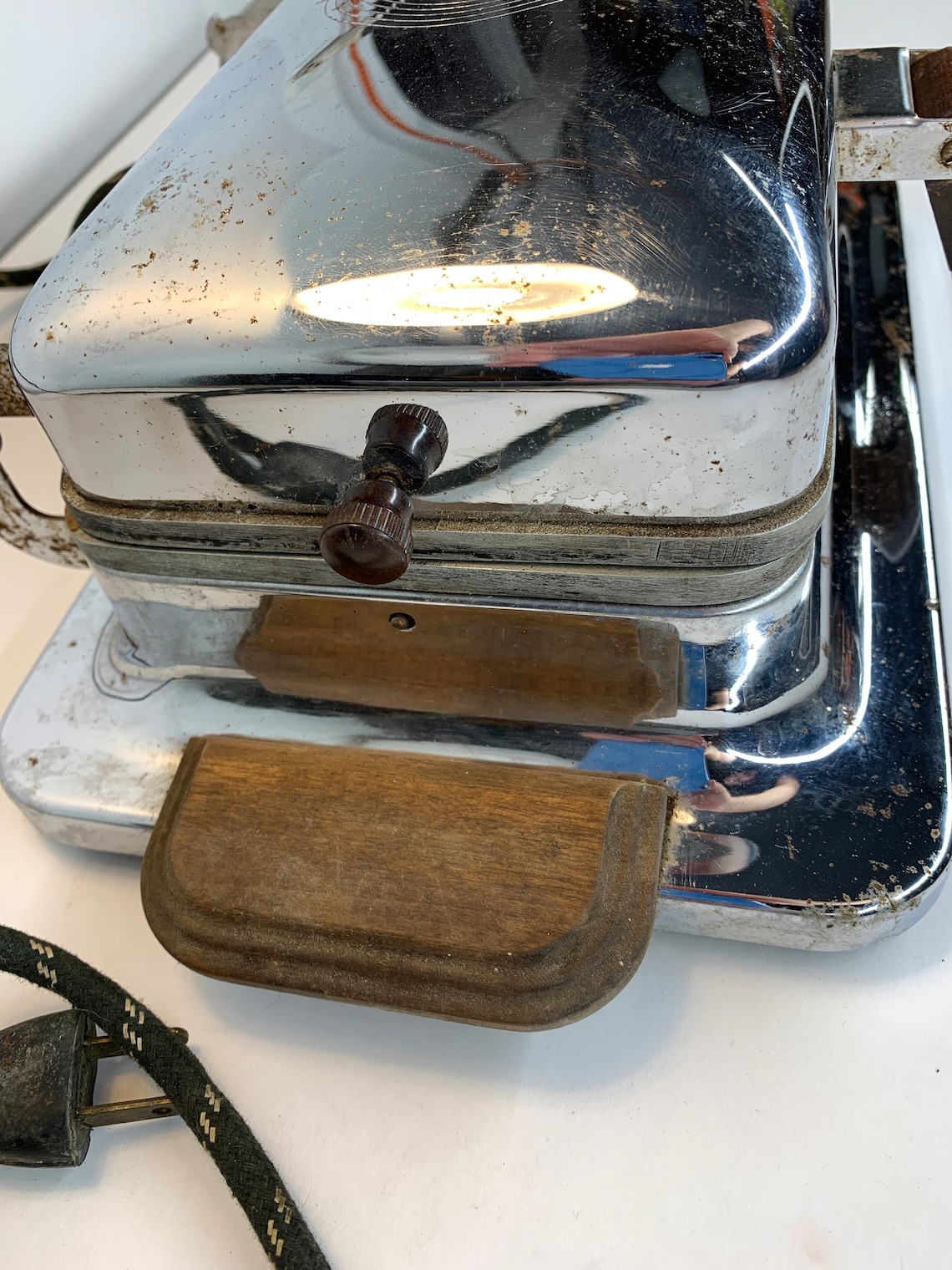 Antique Waffle Iron Etsy