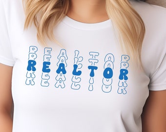 Blue Realtor Shirt, Real Estate Agent Shirt, Real Estate Tee, Real Estate Tshirt, Gift for Realtor, Unisex Tee, Cute Retro Shirt, Top Agent