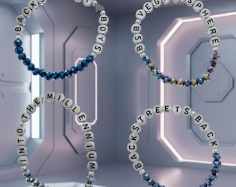 Backstreet Boys Into The Millennium. Vegas Sphere 2026 Bracelets – Friendship, Trading Bracelets