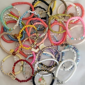 5 Mystery Piece Eras Tour Inspired Friendship Bracelets, Eras tour inspired, Trading album bracelets, gift bracelets