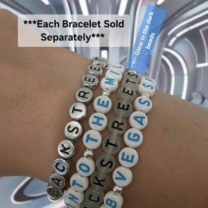 Backstreet Boys Vegas Sphere 2026-Into the Millennium Concert Bracelets. – Friendship, Trading Bracelets image 1