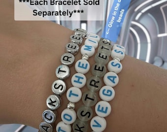 Braccialetti del concerto "Into the Millennium" dei Backstreet Boys al Vegas Sphere 2026. – Braccialetti dell'amicizia e dello scambio.