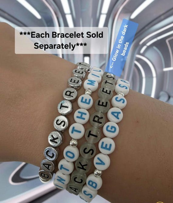 Backstreet Boys Vegas Sphere 2026-Into the  Millennium Concert Bracelets. – Friendship, Trading Bracelets