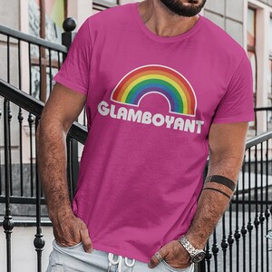 Glamboyant Shirt, LGBTQ Shirt, Rainbow Shirt, Pride Shirt, Rainbow Gay Shirt, Mens Glamboyant Shirt, LGBTQ Pride Shirt, Gay Shirt