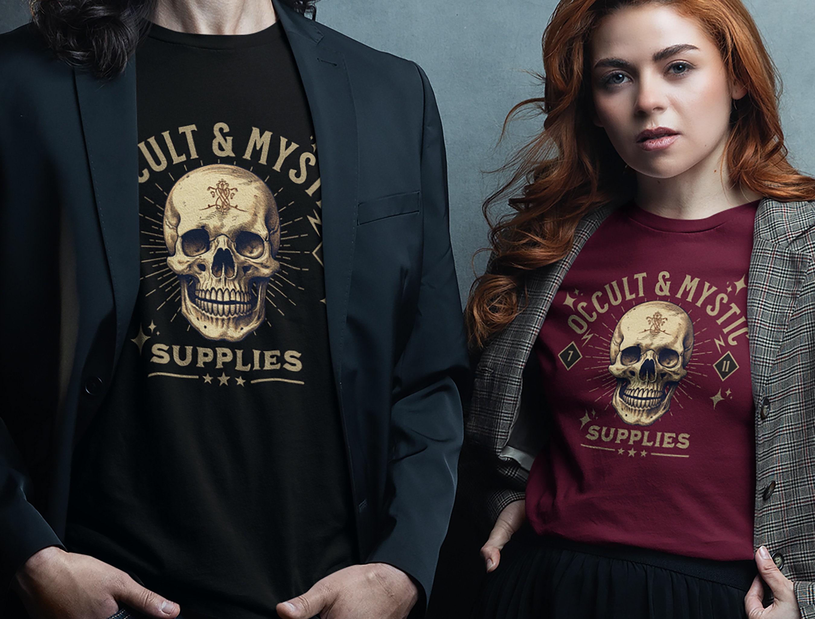 Occult & Mystic Supply  Shirt, Halloween Shirt, Halloween T-Shirt, Goth Shirt, Witch Shirt, Mystic Shirt, Occult Tee, Halloween Gift
