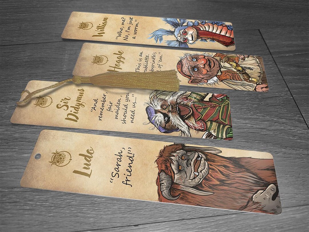 Labyrinth Bookmark: 80s Fantasy Gift - Etsy