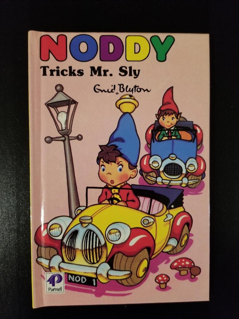 Libros vintage de tapa dura de Noddy Tricks Mr. Sly