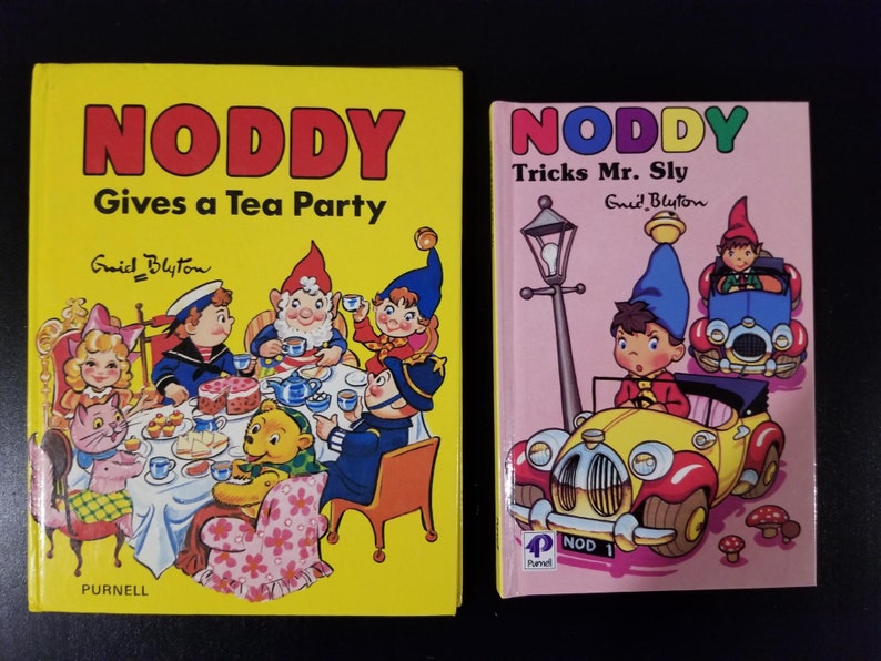 Libros vintage de tapa dura de Noddy imagen 1