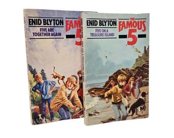 Enid Blyton Famous Five 21 Book Set: 1980s TV Cover Paperbacks - Etsy