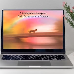 Cartão eletrônico - Perda sincera de um cão amado - Envie suas condolências por e-mail, mensagem de texto e plataformas de mídia social com um cartão eletrônico digital para condolências ao animal de estimação