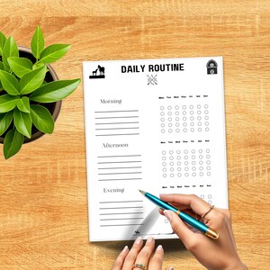 Equestrian Barn Chore Chart,barn Daily Routine Checklist,horse Stable ...
