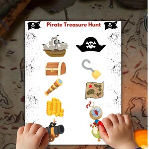 Piraten-Schatzsuche: Bildbasierte Kinderaktivität (PDF)