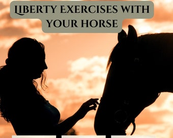 Printable Horse Liberty Training Workbook,25 Exercises, Horse Training worksheets, Horse themed printable,Equestrian training journal