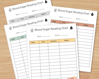 Blood Sugar Reading chart,Blood Sugar Log,Blood Sugar Tracker,Printable. Blood Glucose Tracker,Diabetic Log,Blood Sugar Log,Diabetes Tracker