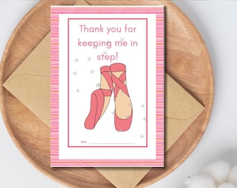 Dance gift card holder,Ballet Teacher dance teacher gift card holder,Dance Gift Card Holder, Ballet Gift Card Holder, Gift for Dance Teacher