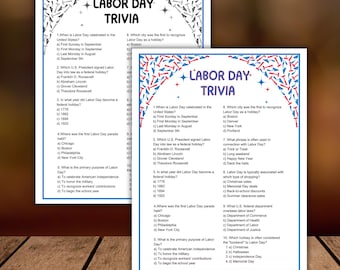 Labor Day TriviaGames,Printable Labor Day quiz,Labor Day theme Activities,Labor Day Party Games,Labor Day BBQ Ideas,Labor Day Patriotic