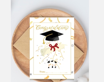 Porta-cartão-presente de formatura, Porta-cartão-presente para formando, Porta-cartão-presente para graduado, Porta-cartão-presente de formatura, Presente para a turma de 2026
