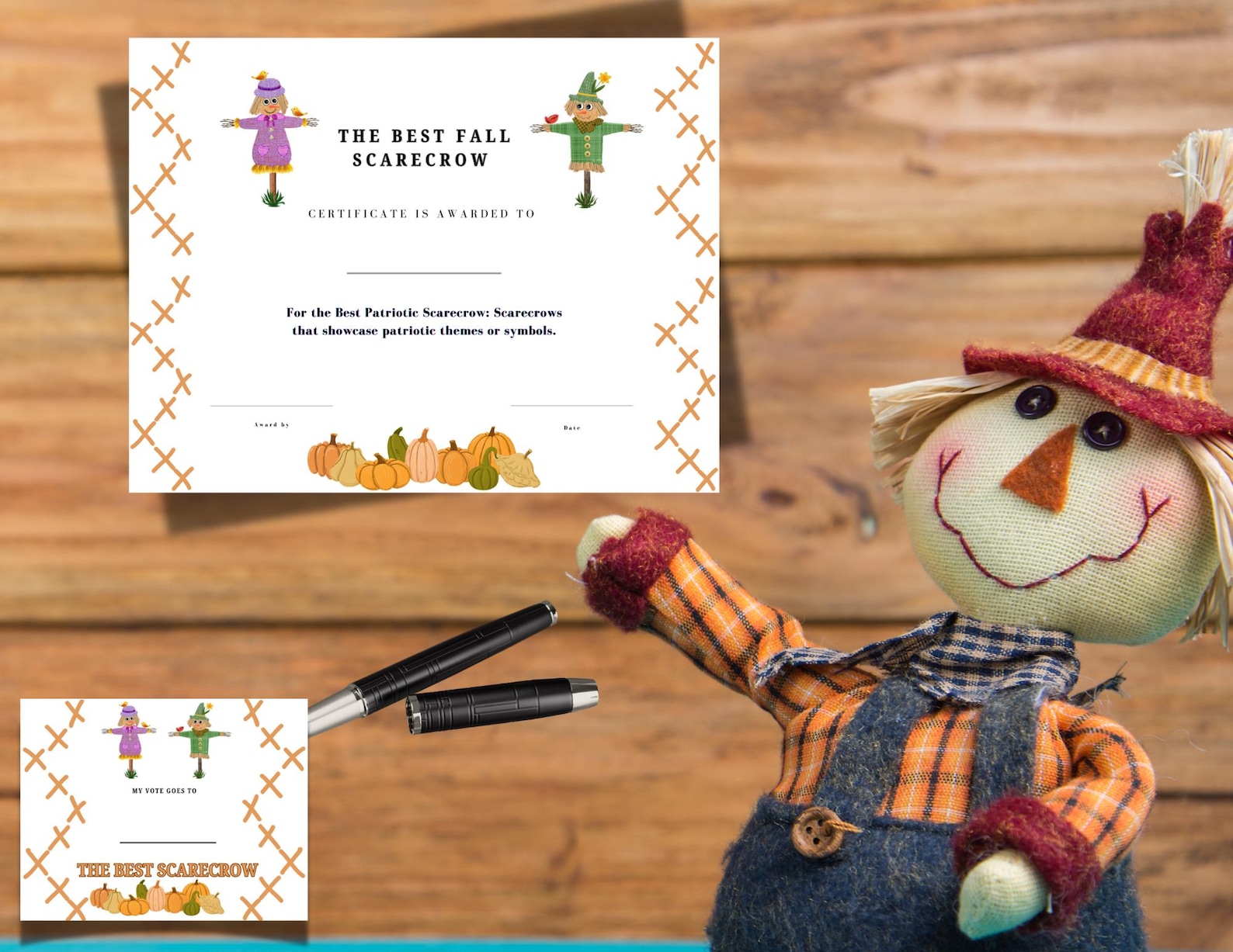 Scarecrow Awards Certificates, 20 Fall Contest Categories (pdf ...