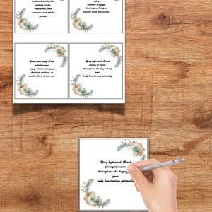 Printable positive Mindset cards,Boho Chic Meditation Deck: self care Relaxation & Reflection Tool, minimalist design ,growth mindset cards