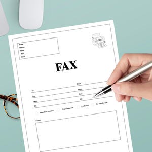 Fax Cover Sheets, Printable Fax Cover Form, Professional Faxing ...