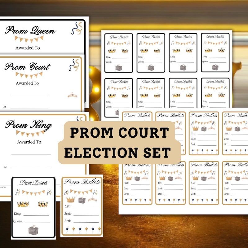 Prom Voting Ballot Printable - Etsy
