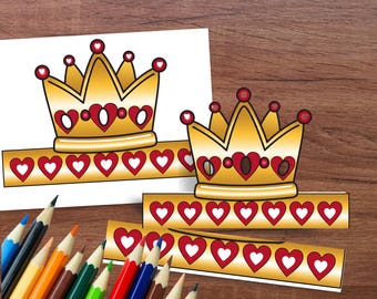 Craftplay Corone Di Carta Bianca | Confezione Da 12 | Corone Per Feste