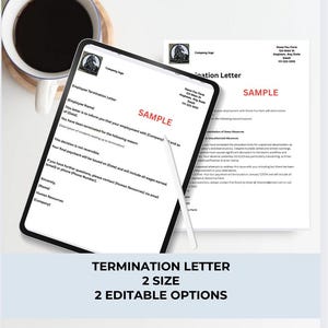 Vorlage für Personal-Kündigungsschreiben: Small Business HR Form (Canva PDF)