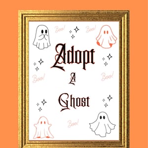 Festa de adoção de fantasmas, Adote um fantasma, Lembrancinhas para festa de adoção de fantasmas para imprimir, Atividades de fantasmas para o Halloween, Kit de adoção de fantasmas para diversão no Halloween