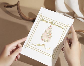 Porte-cartes cadeau 25e anniversaire, porte-cartes cadeau joyeux anniversaire, carte d'anniversaire et cadeau, cadeau de 25 ans de mariage