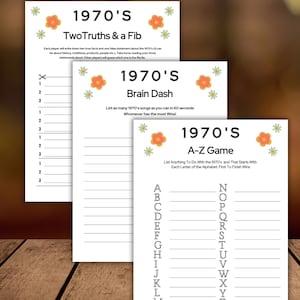 1970s Trivia Game: Groovy Pop Culture Quiz, Fun Family Game Night