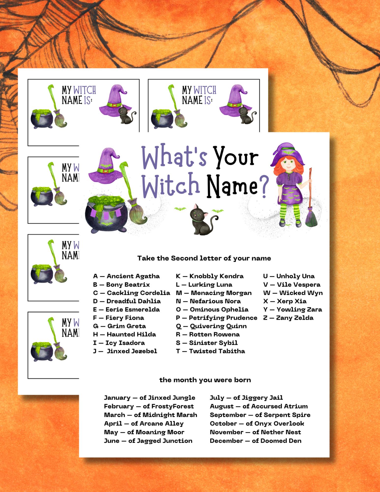 Witch Name Generator - Etsy Canada