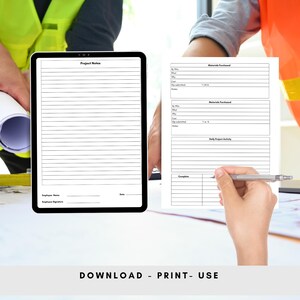 Daily Job Log,construction Site Management Report,daily Job Log ...