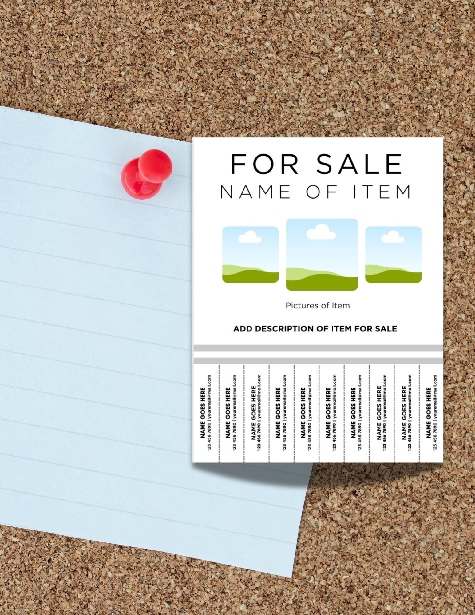 Pull Tab Flyer - Etsy pull-tab-flyer-etsy