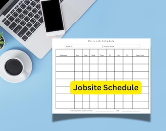 Job Website Stundenplan: Mitarbeiter Arbeits-Tracker, Mitarbeiter Stundenplan Vorlage, Wochenplan, Schichtplan, Arbeitszeitplan Terminplaner