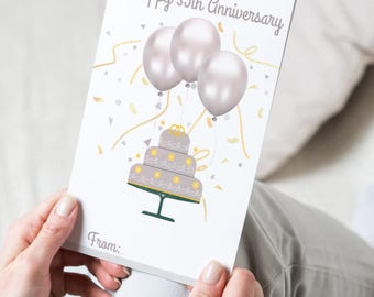 Printable 35th Anniversary Gift Card Holder,Happy Anniversary gift card holder, anniversary card and gift, celebrate 35 years married