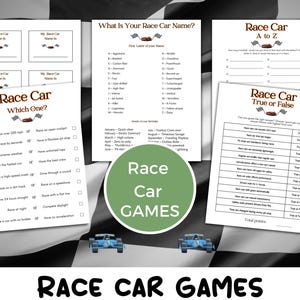 Race car party games, Race car party printable,Race Party games, Race season games,Race car party game, race car birthday, two fast birthday