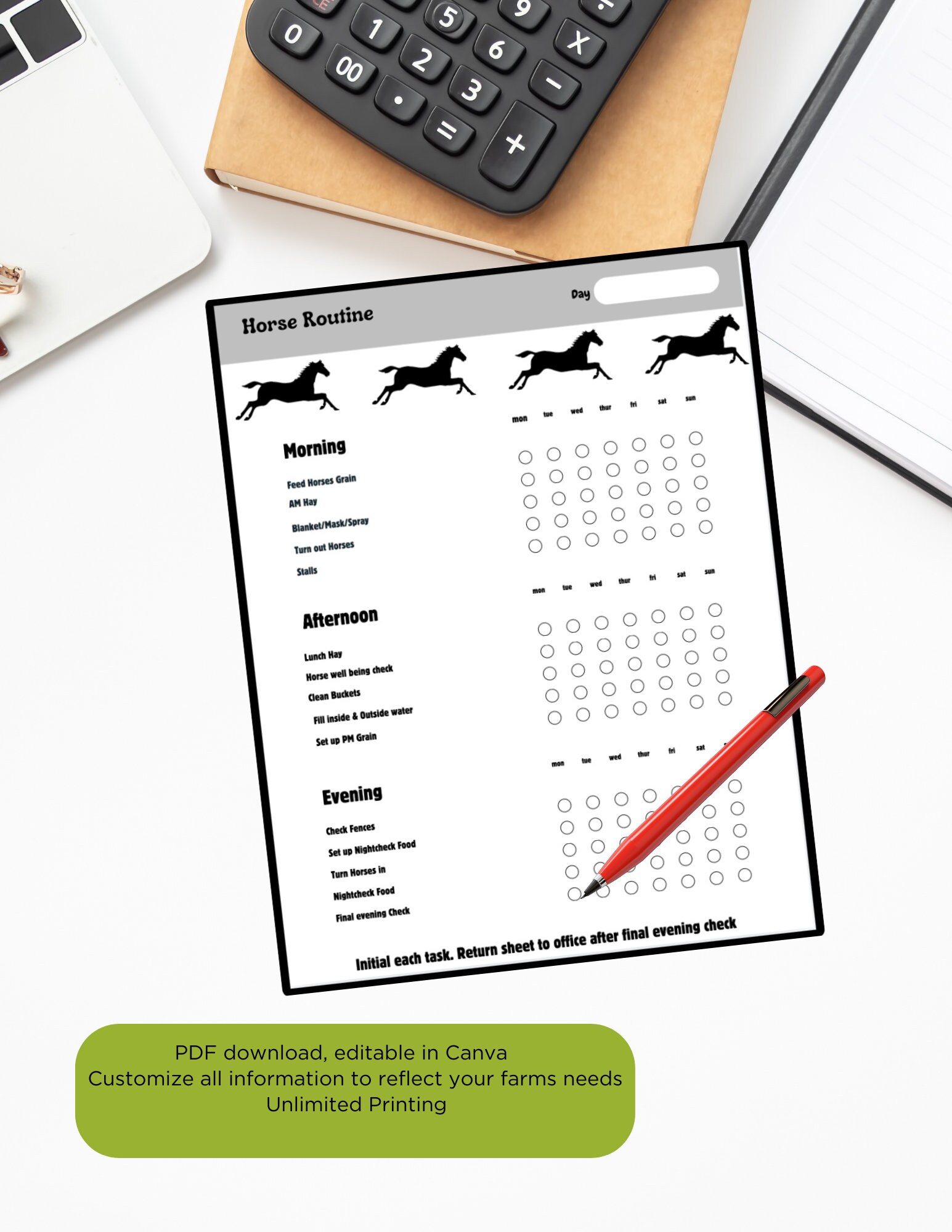 Lesson Horse Barn Templates,equestrian Lesson Barn Management Template ...