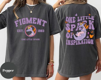 Comfort Colors One Little Spark Shirt, Figment Shirt, Purple Dragon Shirt, Figment Epcot Shirt, Disney World Shirt, Disney Figment Shirt