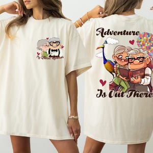 Comfort Colors Disney Carl And Ellie Adventure Is Out There Shirt,Disney Valentine Couple Shirt, Carl And Ellie Shirts, WDW Matching Family