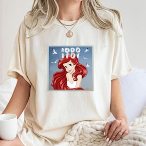 Comfort Colors 1989 Ariel Version Shirt,The Princess Tour Shirt, Vintage Ariel Version Shirt, Retro Disney Mermaid Shirt, Disney Cruise Trip