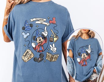 Comfort Colors Disney Mickey Sorcerer Some imagination huh Shirt, Walt Disney Fantasia Mickey Shirt, Fantasia Mickey Tee, Disneyland Trip