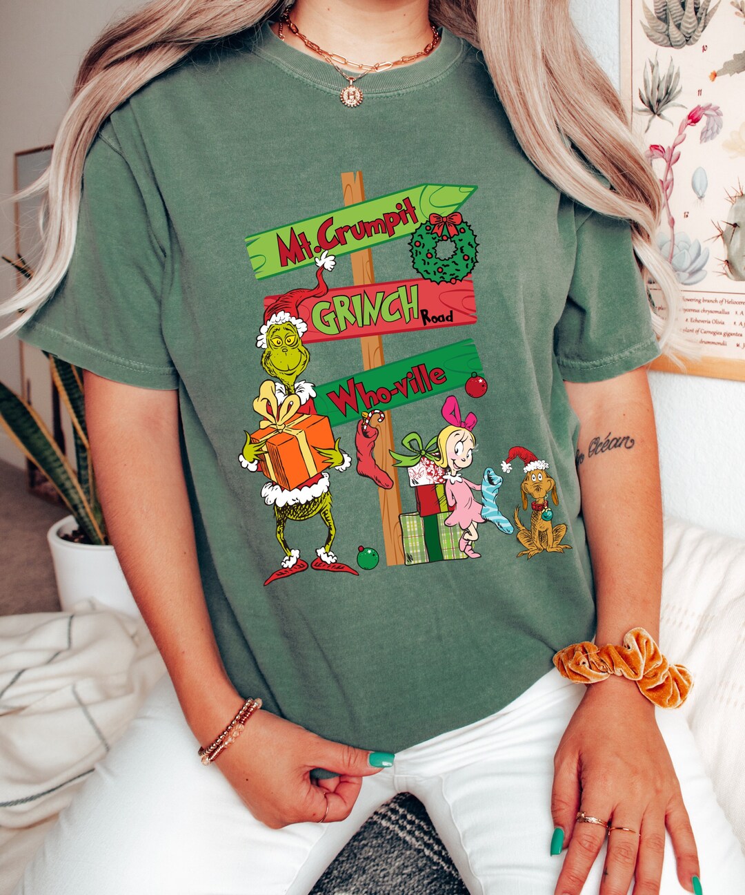Comfort Colors Whoville Grinch Christmas Shirt Whoville Mt. - Etsy