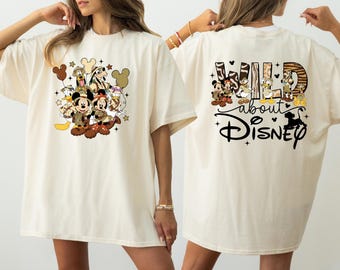 Comfort Colors Disney Safari Shirt, Mickey and Friends Safari Shirt, Disney Family Safari Trip Shirt, Animal Kingdom Shir, Safari Mode Tee