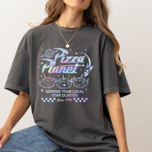 Comfort Colors Pizza Planet Shirt, Disney Toy Story Shirt,Toy Story Alien Shirt,Pizza Planet Alien Shirt, Toy Story Friends, Pizza Lover Tee