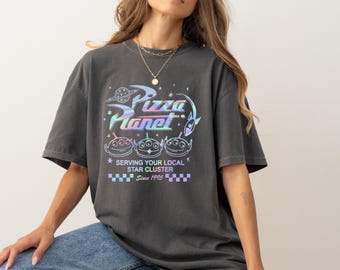 Comfort Colors Pizza Planet Shirt, Disney Toy Story Shirt,Toy Story Alien Shirt,Pizza Planet Alien Shirt, Toy Story Friends, Pizza Lover Tee
