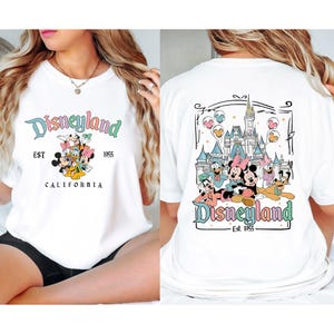 Comfort Colors Disneyland California Est 1955 Shirt, Magic Castle Shirt, Mickey and Friends Shirt, Disney Family Vacation 2024 Shirt