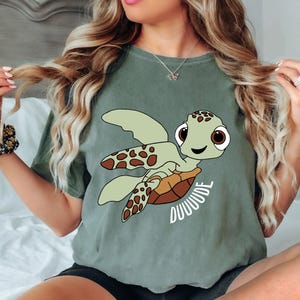 Comfort Colors Squirt Shirt Nemo, Finding Nemo Tee, Disney Pixar Shirt, Finding Dory T-shirt, Squirts Snorkeling Disney Top,Disney Dhirts